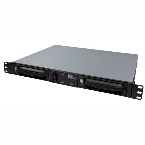 CRU RAX Secure 212-SJ 1U rack pro 2x 3,5" HDD - 0 TB