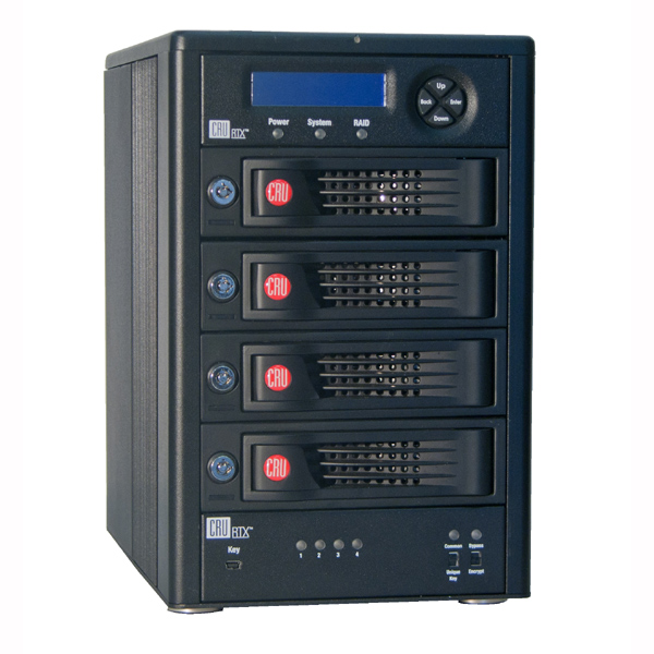 CRU RTX Secure 430-3QR externí box pro 4x3,5" HDD - 0 TB